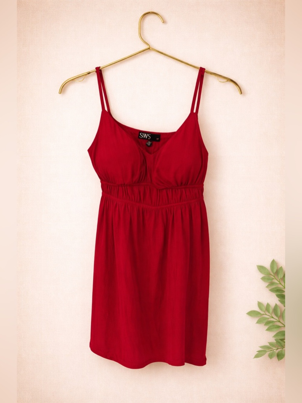 Streetwear Society Red Flowy Tank Top - Size S/P